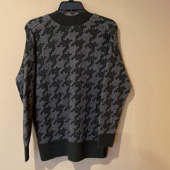 NWT Madewell Allston Double-Button Cardigan Sweater in Houndstooth - Picture 5 of 5